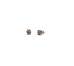Hexagon Natural Druzy Stud Earrings