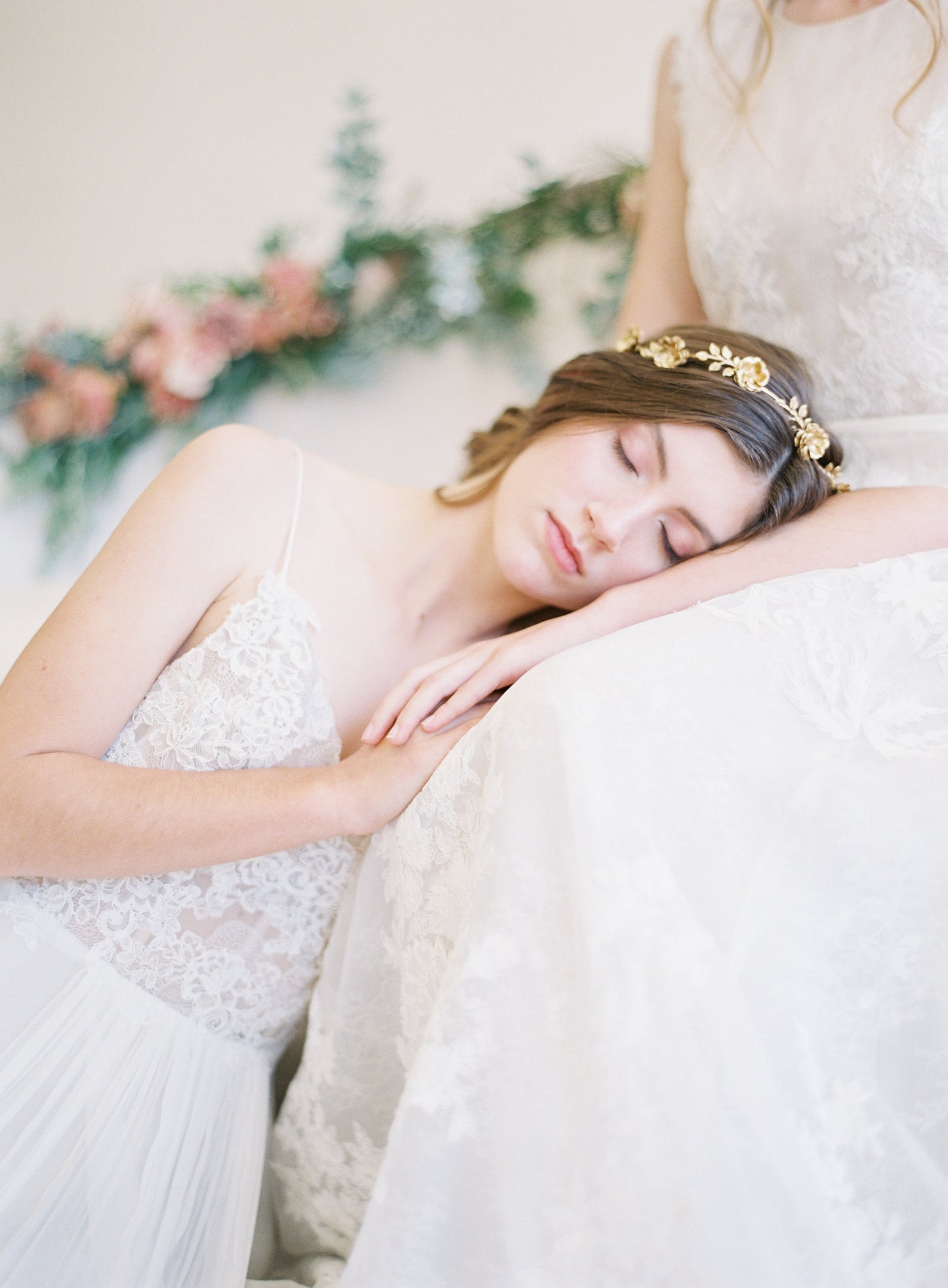 bridal flower crown