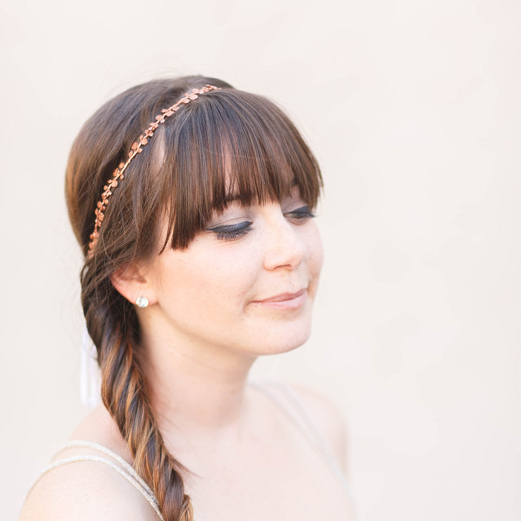 bridal flower crown
