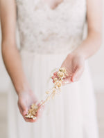 wedding crown headband gold