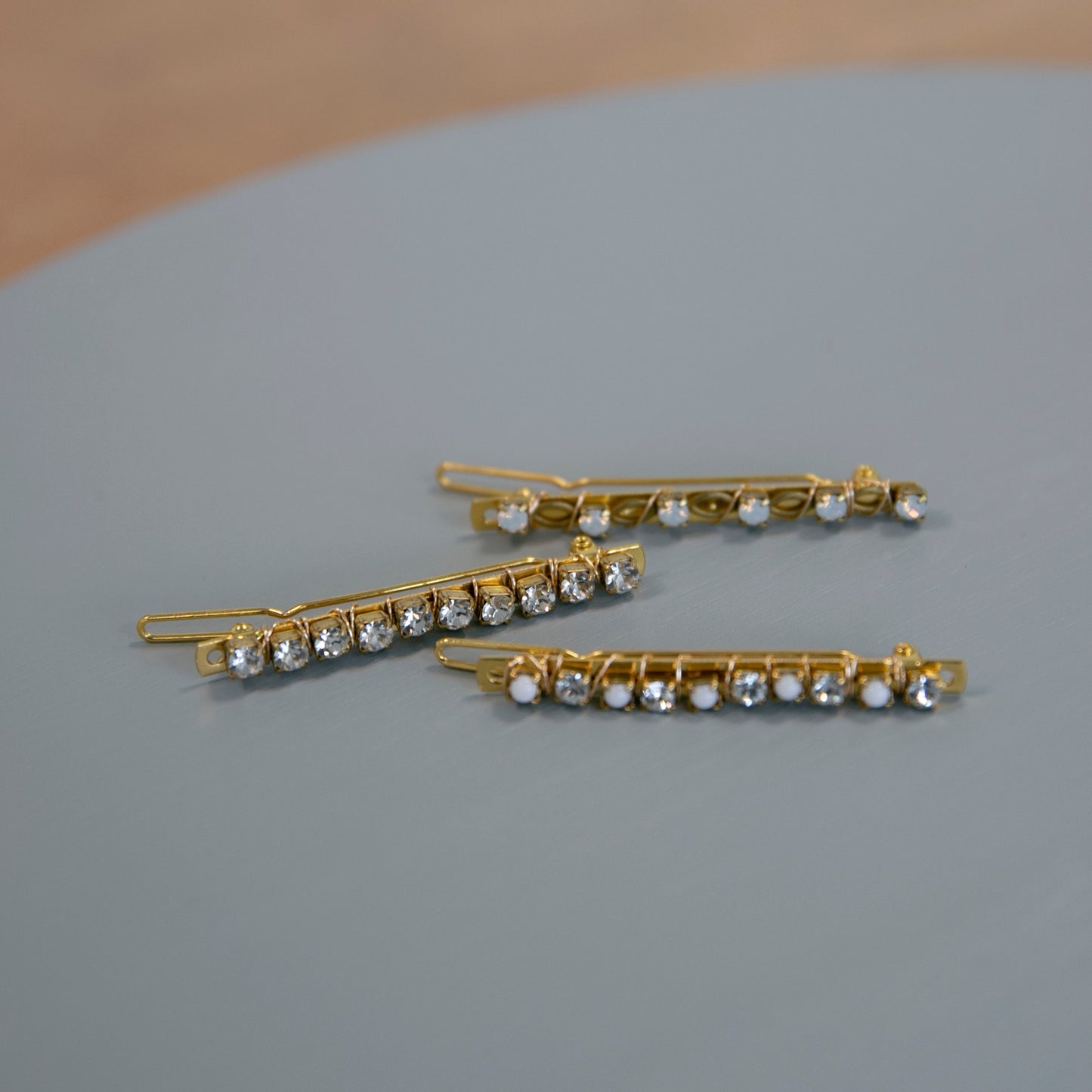 Miriam - Set of Three Sparkling Barrettes