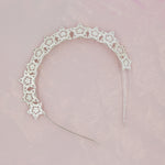 Starry Night Crown - Silver Headband, Celestial, Bridal, Head Piece, Hair Accessories