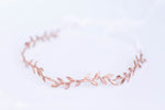 rose gold wedding crown