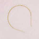 Simple Swarovski Pearl Headband - Hairpiece, Bridal, Head Piece, Hair Accessories, Pearls