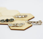 Small Swarovski Hair Barrettes