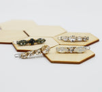 Small Swarovski Hair Barrettes