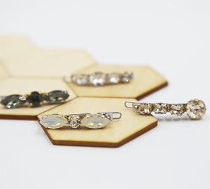 Small Swarovski Hair Barrettes