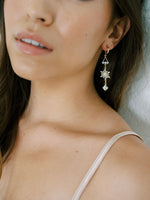 Golden + Sparkling Cascading Earrings