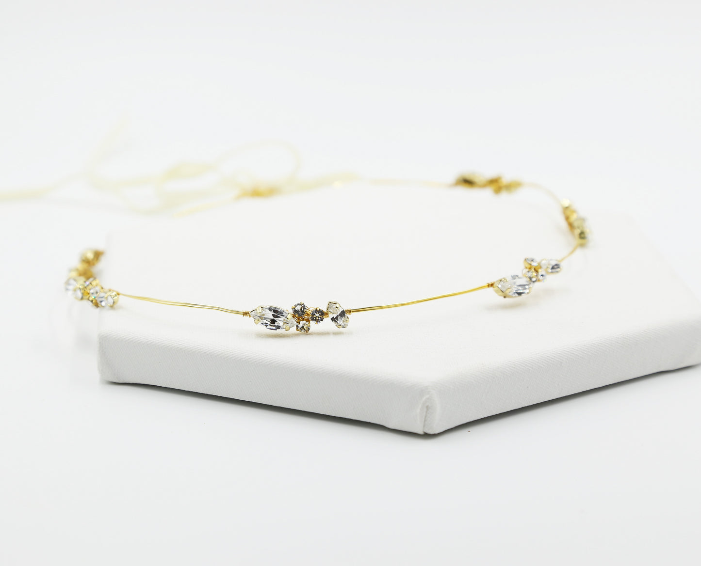 Tiny Art Deco Swarovski Cluster Crown