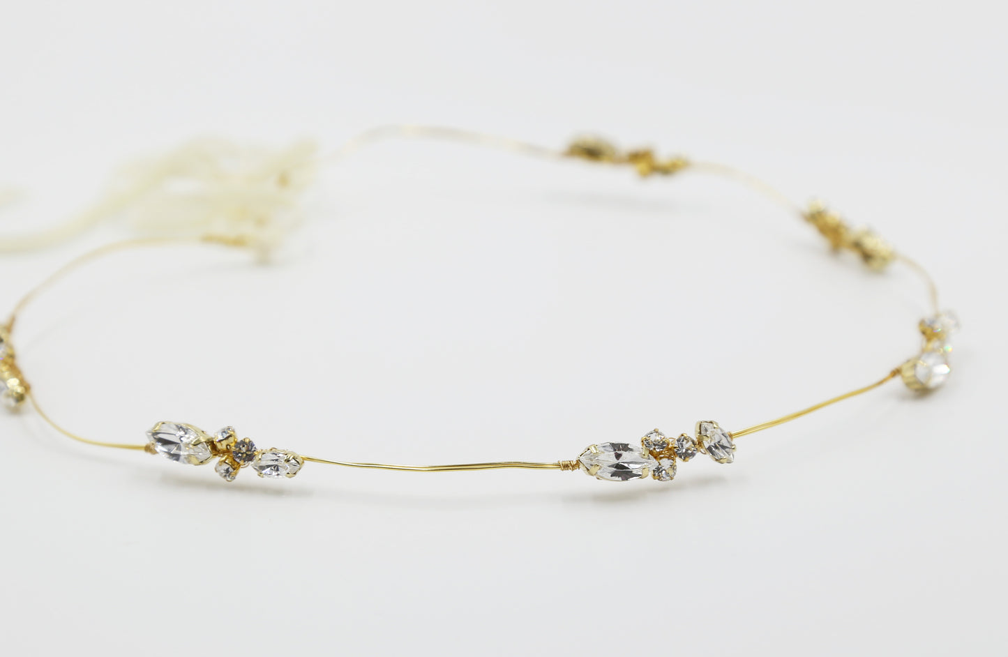 Tiny Art Deco Swarovski Cluster Crown