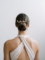 Abstract Minimal Crystal Wedding Comb, Swarovski, Hairpiece, Wedding Accessory, Bridal, Hair Clip, Hair Accessories