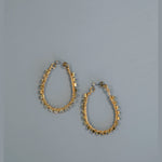 Bette - Swarovski Infinity Hoop Statement Earrings