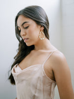 Sparkling Crystal Teardrop Statement Earrings, gold earrings, teardrop, Swarovski, bridal earrings