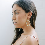 Sparkling Crystal Teardrop Statement Earrings, gold earrings, teardrop, Swarovski, bridal earrings