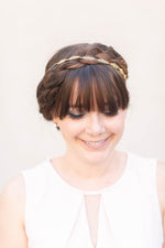delicate bridal crown