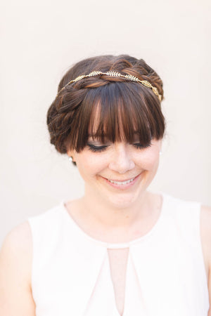 delicate bridal crown