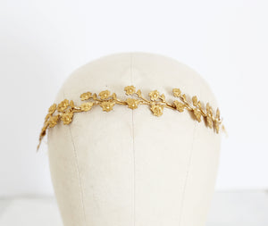 gold wedding crown