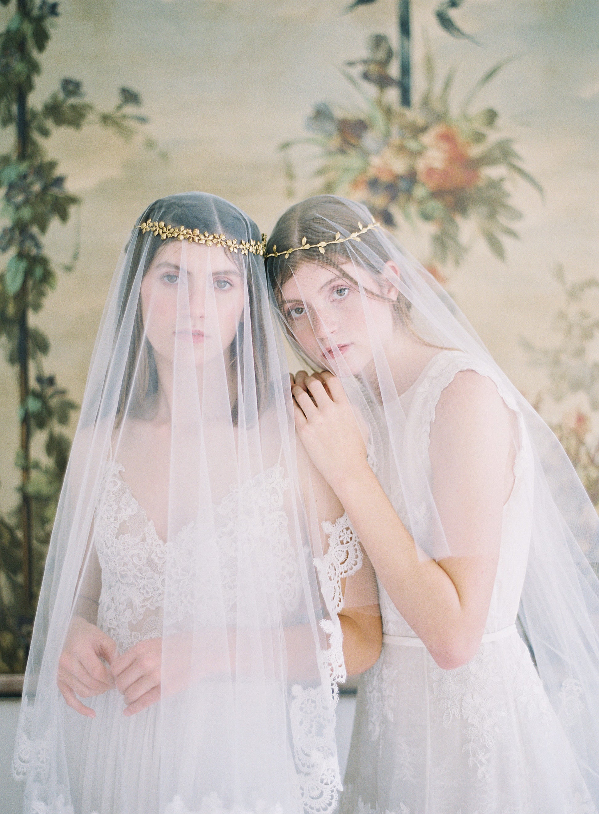 gold wedding crown