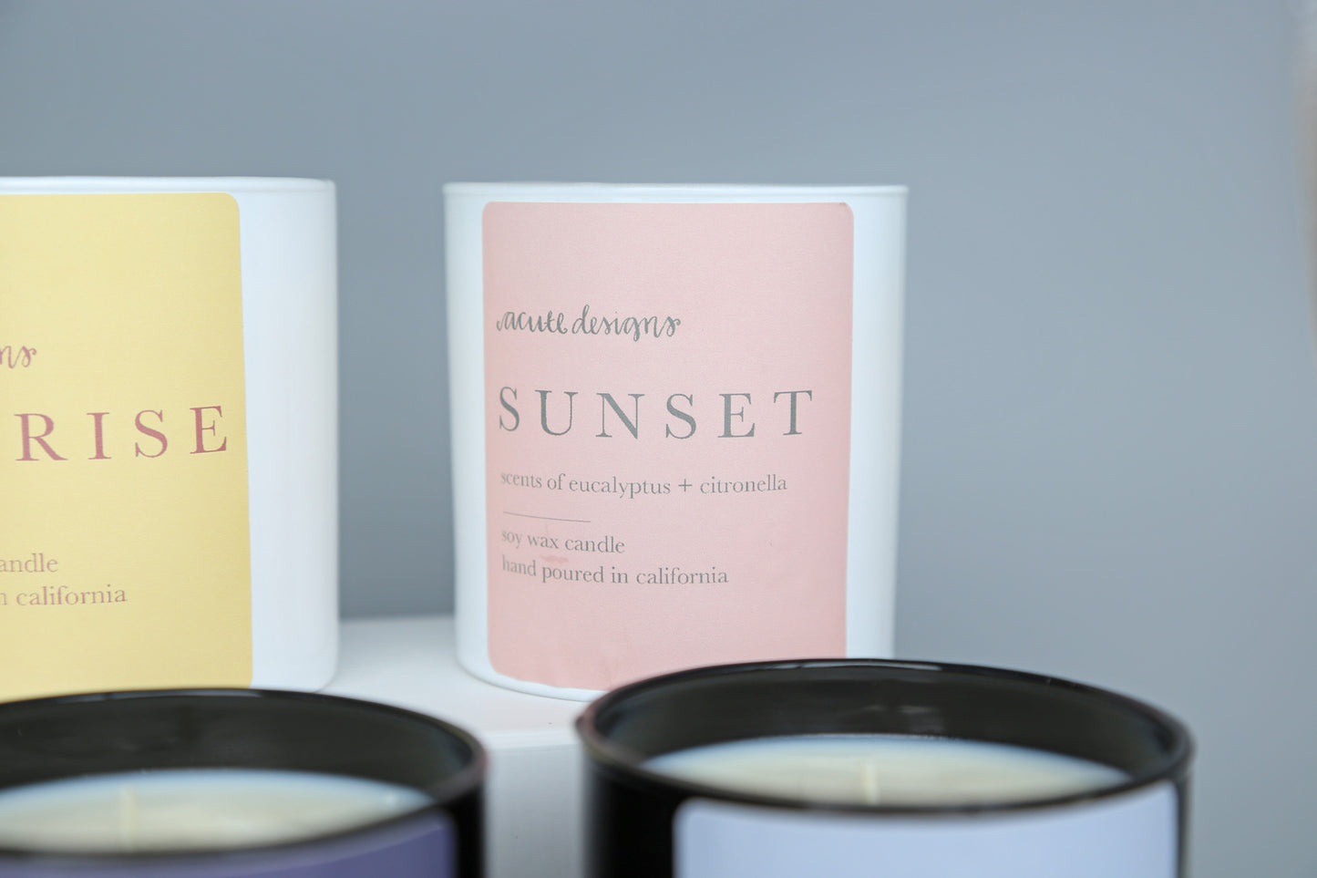 Day Long Candles - Luxe spa candles (white vessel), Scented Candles, Tumbler Candles