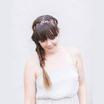 rose gold bridal headband