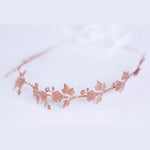 rose gold flower crown