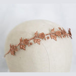 rose gold bridal headband