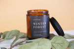 Winter Forest Candle -  Scented Holiday Candle, Scents of citrus, balsam, and blue spruce