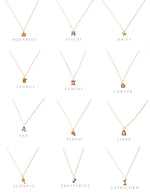 birthday zodiac necklace